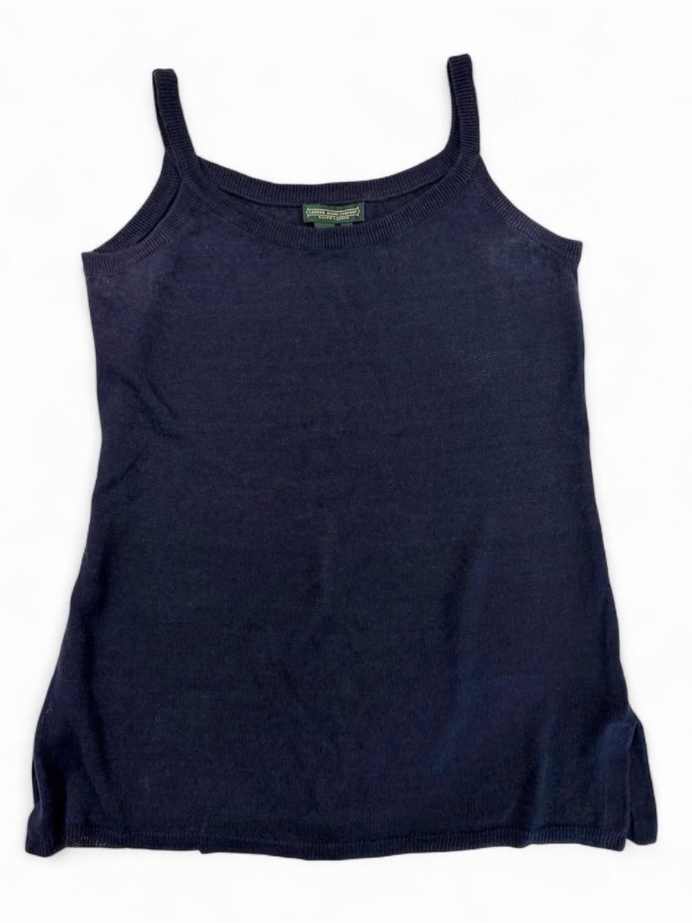 Ralph Lauren 100% Linen Tunic Cami Tank Navy S $148